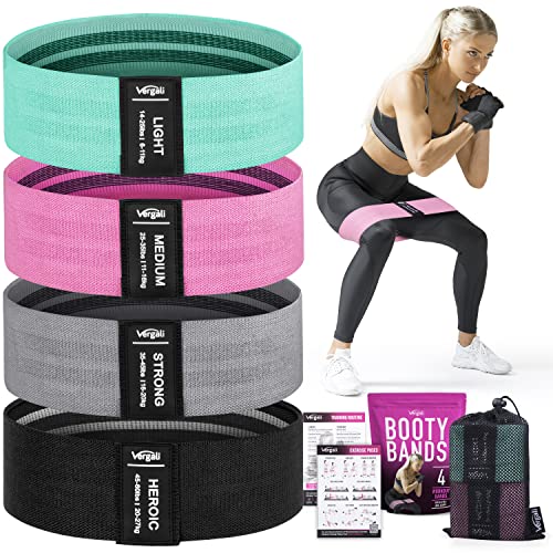 12-Inch Non-Slip Fabric Stretch Loop Resistance Bands