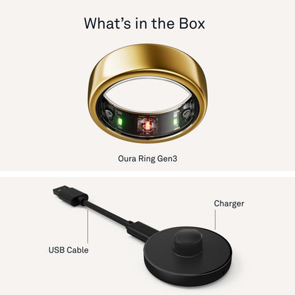 Oura Ring Gen3 Horizon Smart Ring for Biometric Health Tracking