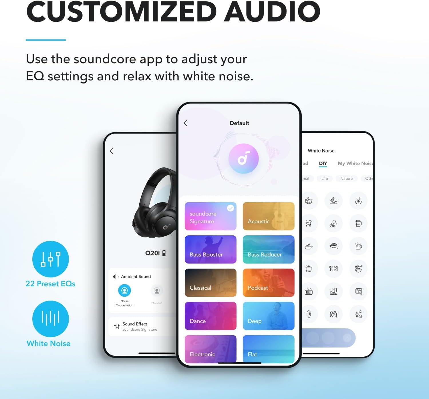 Soundcore by Anker Hybrid Active Noise Cancelling Over-Ear Headphones - imprüv 