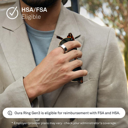 Oura Ring Gen3 Horizon Smart Ring for Biometric Health Tracking