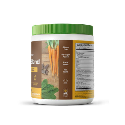 Superfood Greens Blend with Antioxidants, Digestive Enzymes, Fiber Prebiotics and Probiotics