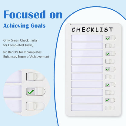 Dry Erase Chore Chart, Standable Whiteboard Checklist Board - imprüv 