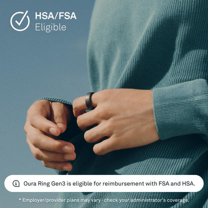 Oura Ring Gen3 Horizon Smart Ring for Biometric Health Tracking