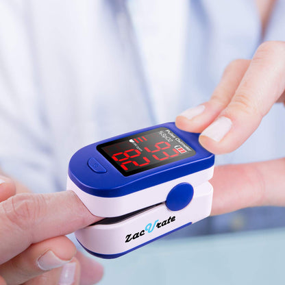 Fingertip Pulse Oximeter for Blood Oxygen and Heart Rate Monitoring - imprüv 