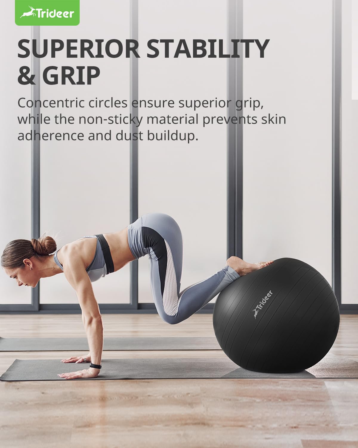 Swiss Exercise Ball for Physical Therapy, Balance, & Stability