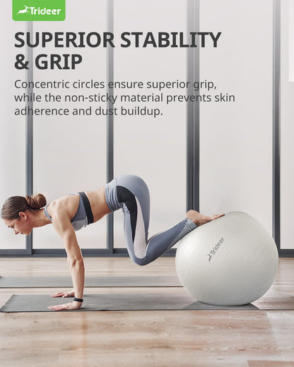 Swiss Exercise Ball for Physical Therapy, Balance, & Stability