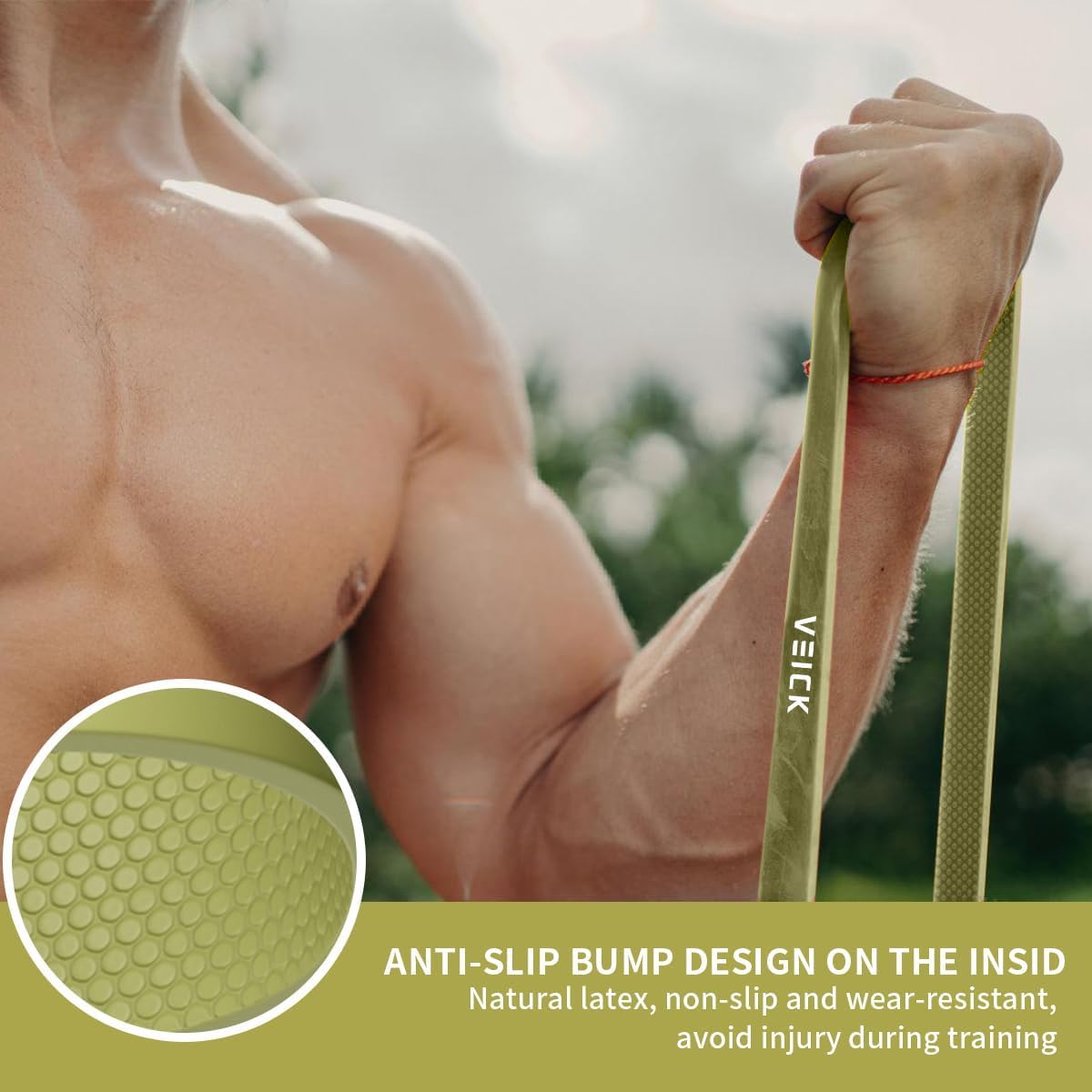 Extra Long Natural Rubber Loop Resistance Bands