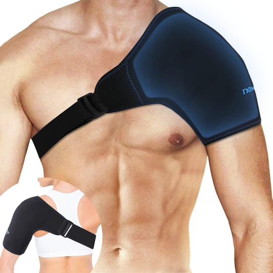 Shoulder Ice Pack Hands-Free Cold Therapy Wrap for Shoulder Pain Relief & Recovery