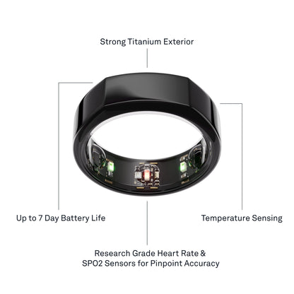 Oura Ring Gen3 Horizon Smart Ring for Biometric Health Tracking