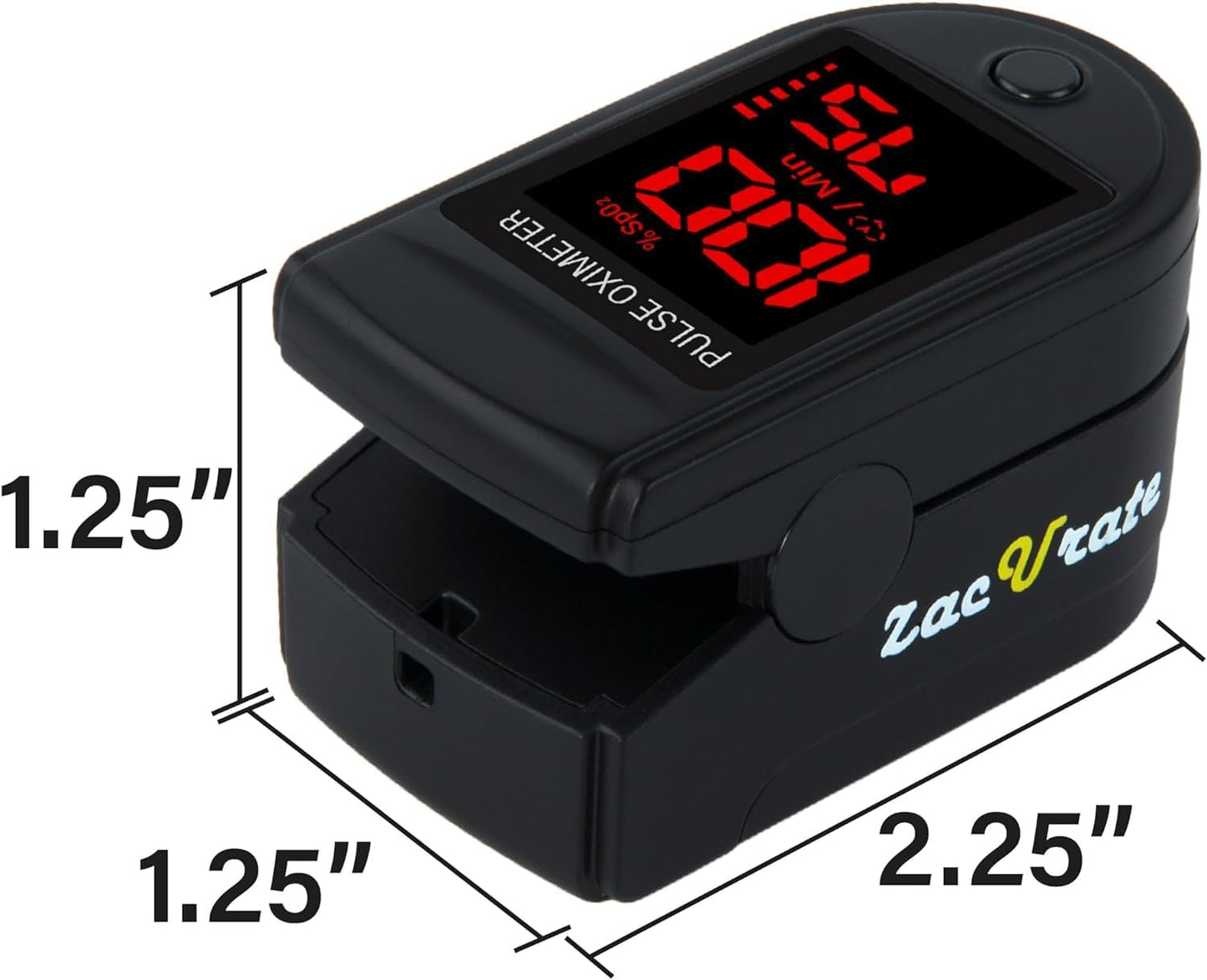 Fingertip Pulse Oximeter Blood Oxygen Saturation Monitor