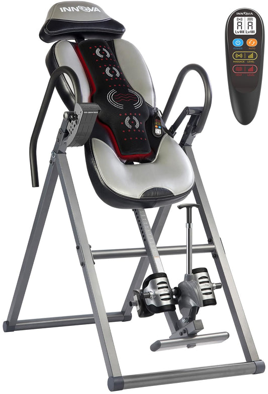 Inversion Table with Heat and Massage for Spinal Decompression