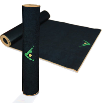 Synergy 2-in-1 Machine Washable Hot Yoga Mat with Integrated Non-Slip Microfiber Towel