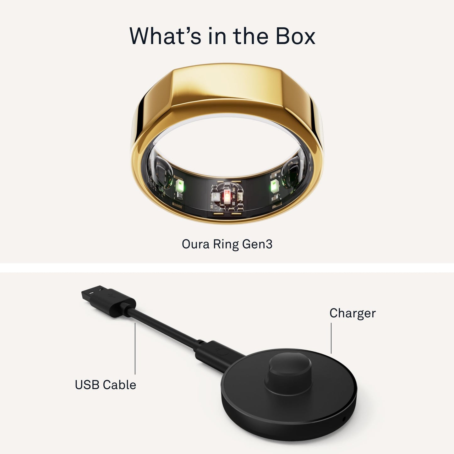 Oura Ring Gen3 Horizon Smart Ring for Biometric Health Tracking