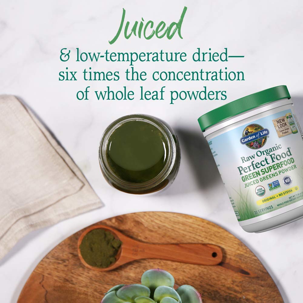 Garden of Life Raw Organic Perfect Superfood Juiced Greens Powder - imprüv 