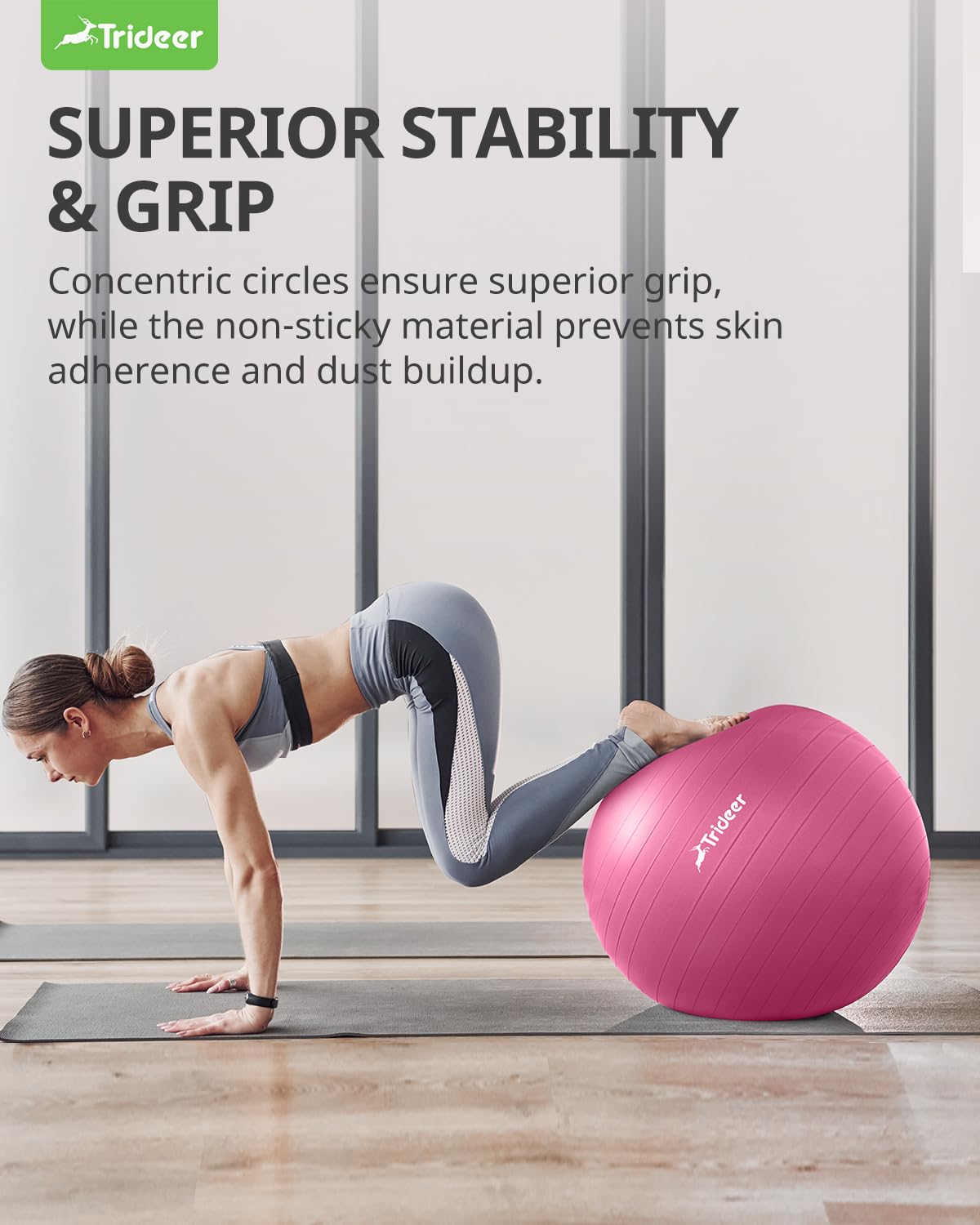 Swiss Exercise Ball for Physical Therapy, Balance, & Stability