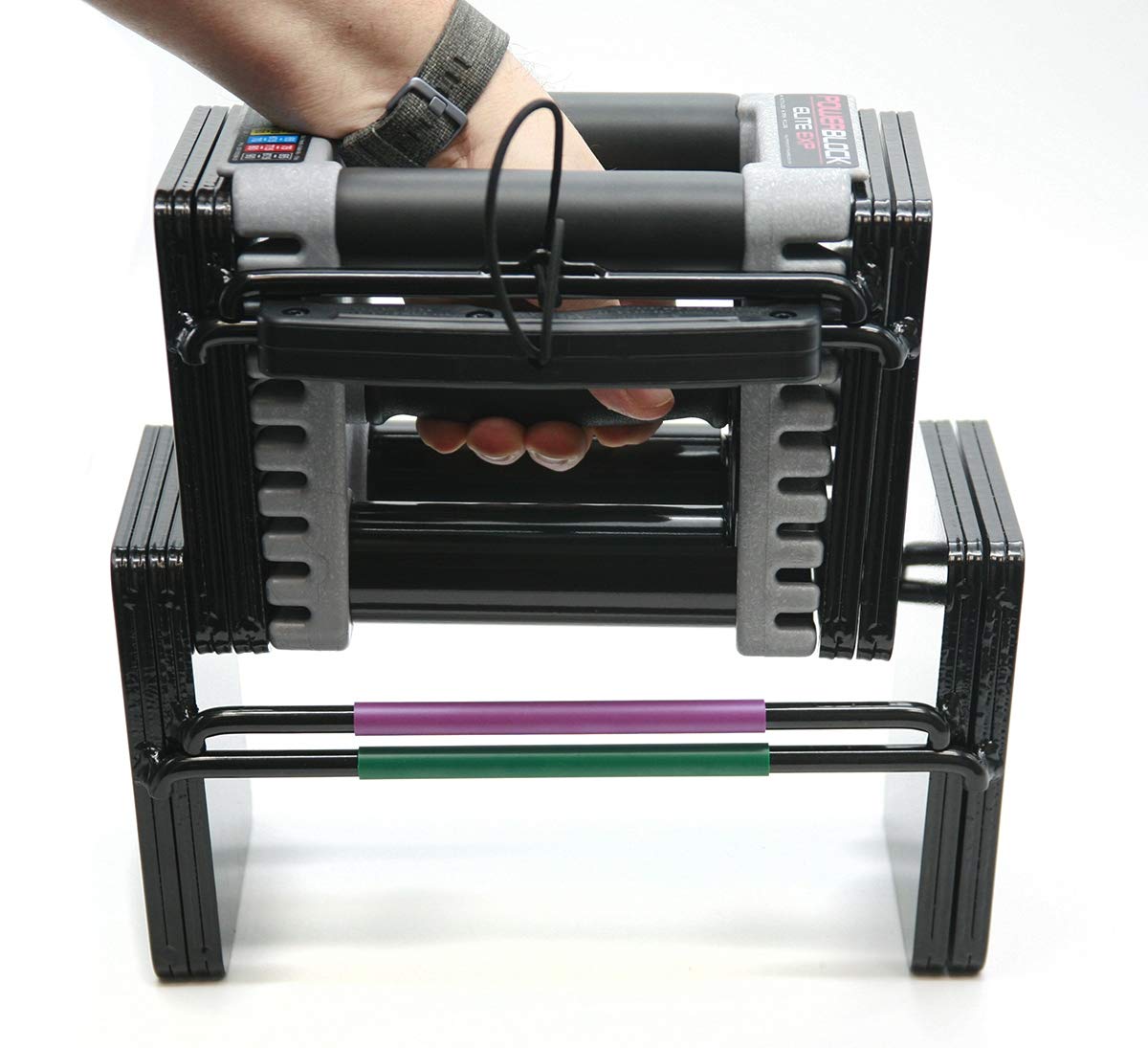 Adjustable Dumbbells 5 to 50 lb Set for Home Strength Workouts, Pair of 2 - imprüv 