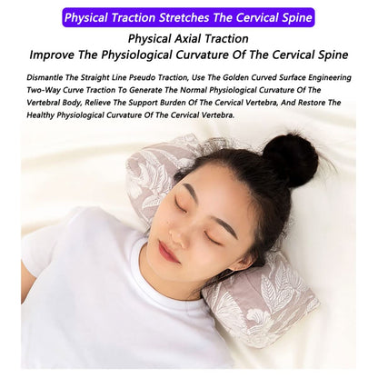 Cervical Roll Neck Pillow with 100% Buckwheat Filling for Sleep Support - imprüv 