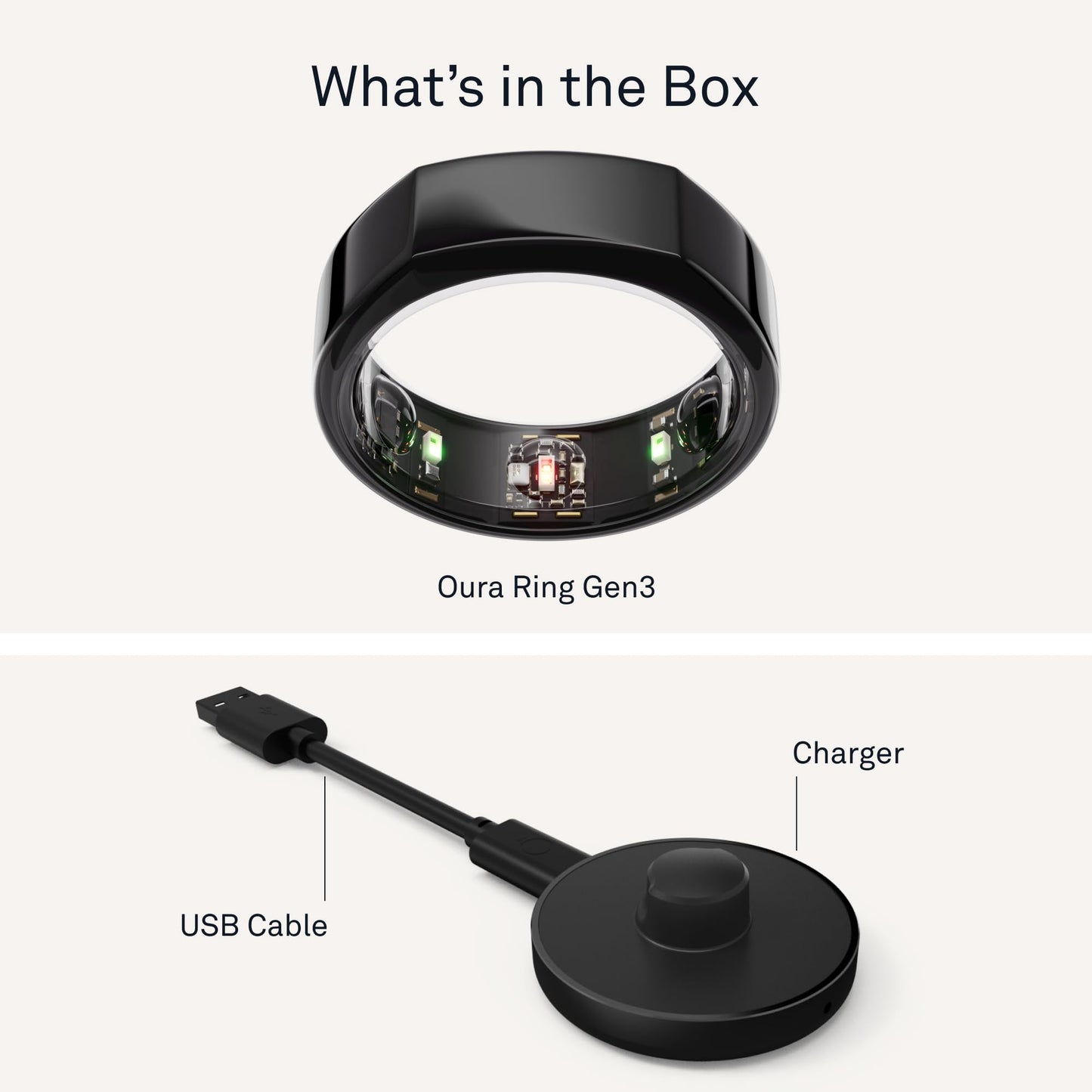 Oura Ring Gen3 Horizon Smart Ring for Biometric Health Tracking