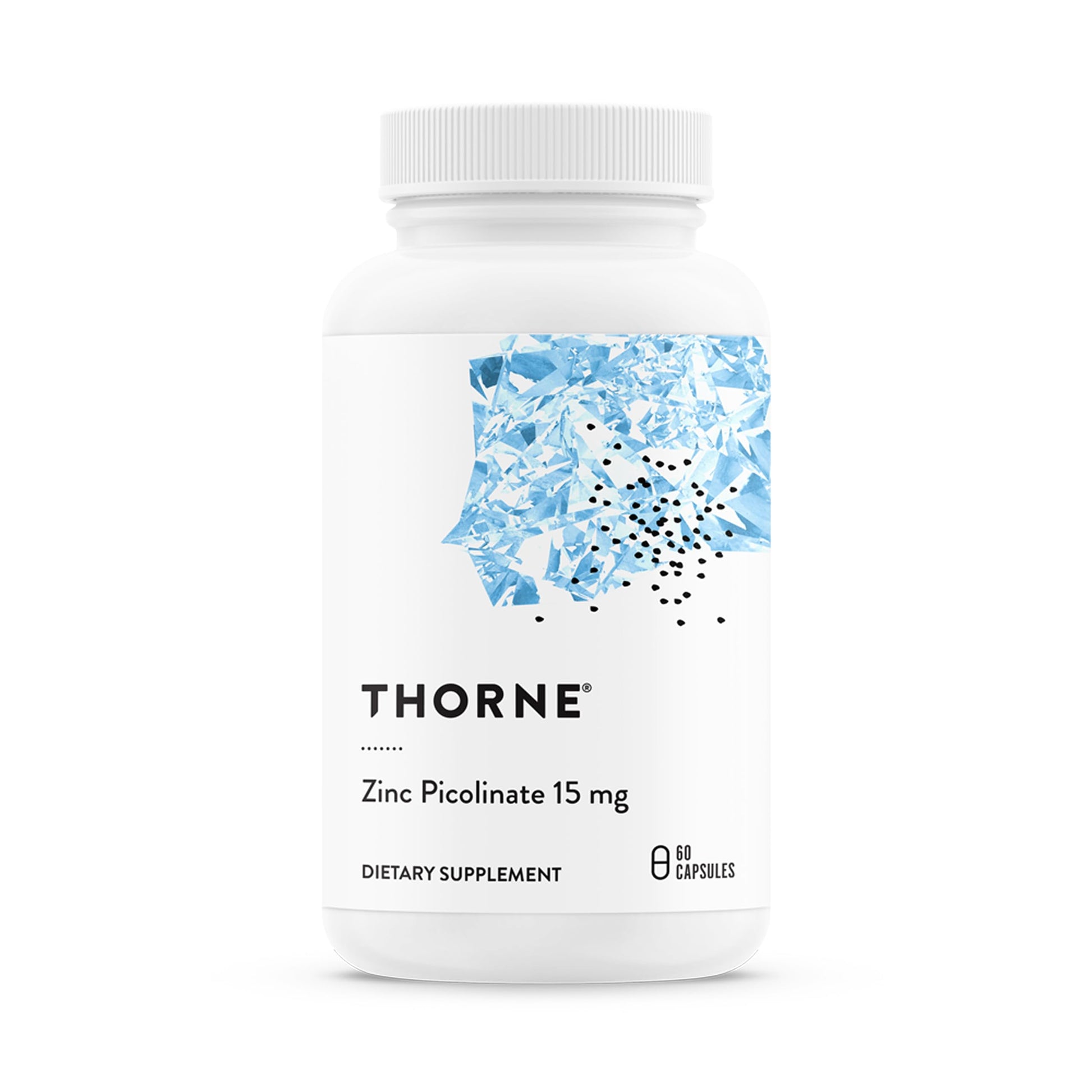 Thorne Zinc Picolinate 15mg 60 capsules supplement bottle