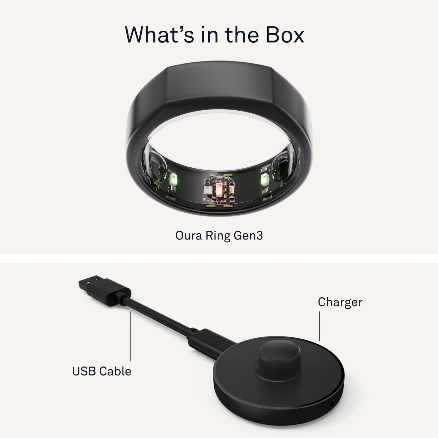 Oura Ring Gen3 Horizon Smart Ring for Biometric Health Tracking