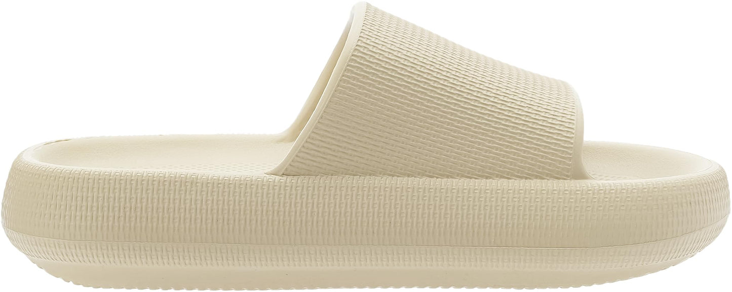 Unisex Orthopedic Pillow Slippers, House Slides Shower Sandals, Cushioned Thick Sole