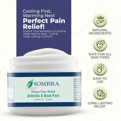 Sombra Warming Therapy Gel for Muscle Comfort and Tension Relief