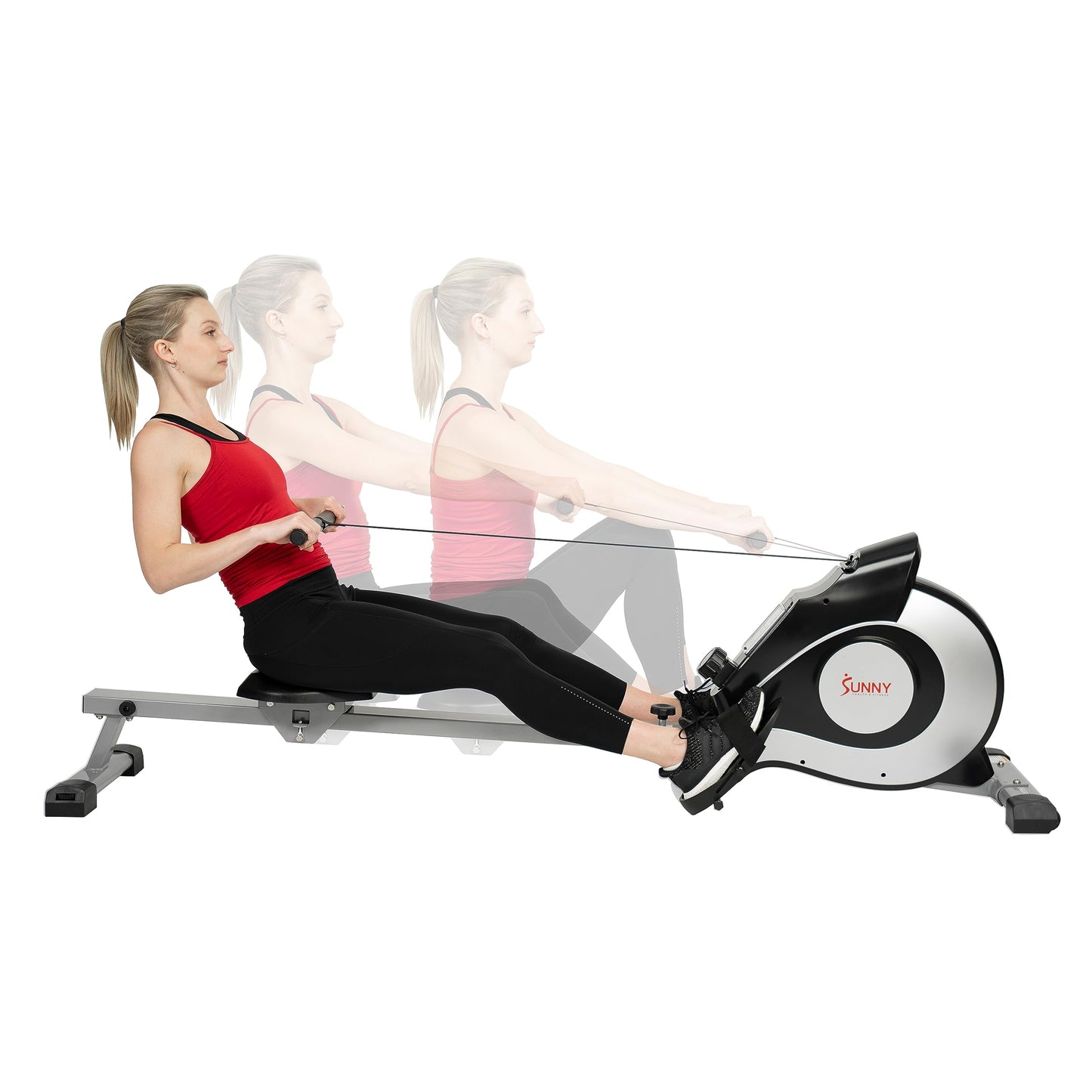 Ergonomic Low-Impact Magnetic Resistance Rowing Machine