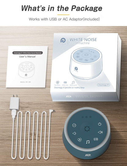 Ambient Light White Noise Sound Machine for Sleep & Meditation