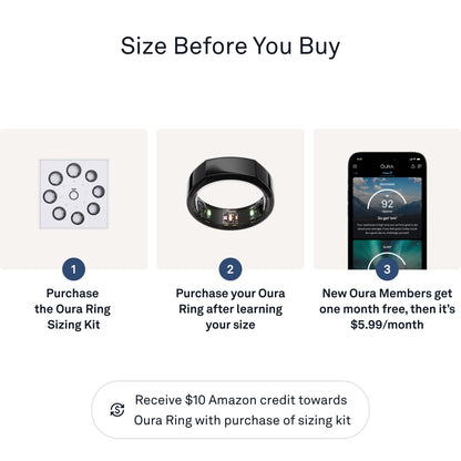 Oura Ring Gen3 Horizon Smart Ring for Biometric Health Tracking