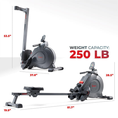 Ergonomic Low-Impact Magnetic Resistance Rowing Machine