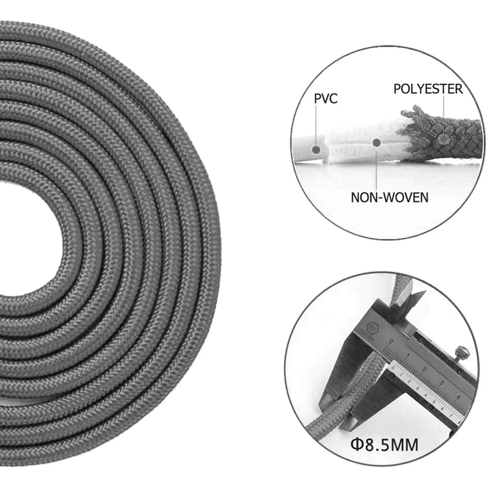 Weighted Jump Rope with Adjustable Length and Tangle-Free Ball Bearings - imprüv 