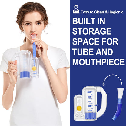 Incentive Spirometer Breathing Exercise Device for Lung Health, 5000ml