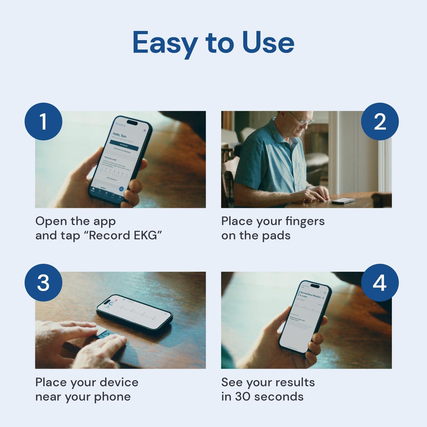Personal EKG Monitor for Arrhythmia Detection, FDA-Cleared