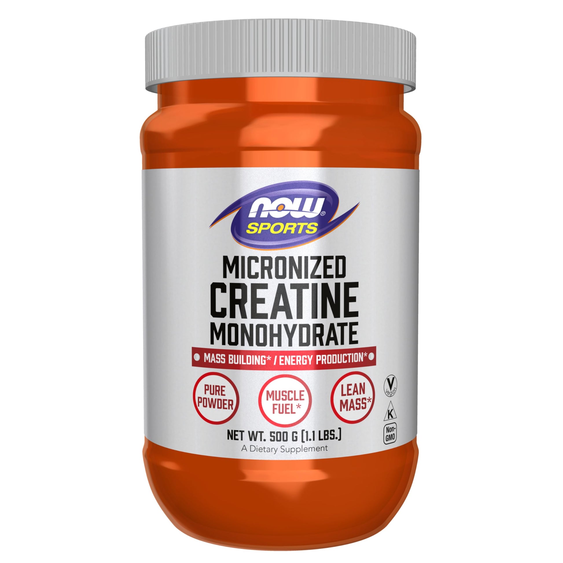 NOW Sports Micronized Creatine Powder for Mass Building and Energy - imprüv 