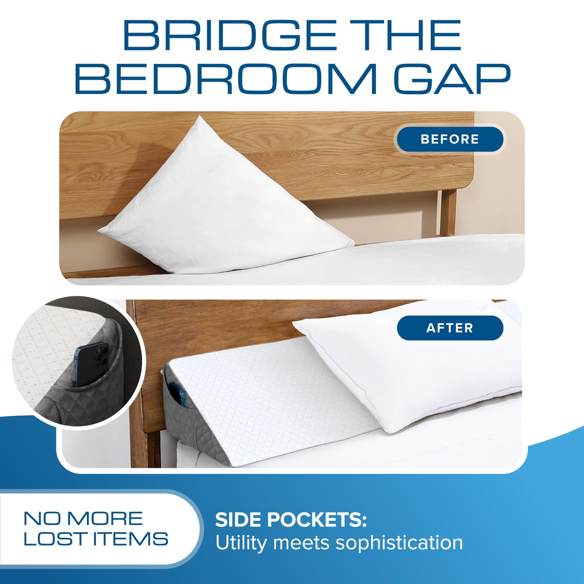 Bed Wedge Elevation Pillow Bolster