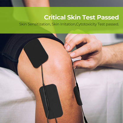 TENS Unit Electrode Pads, Rectangular Reusable Replacement - imprüv 