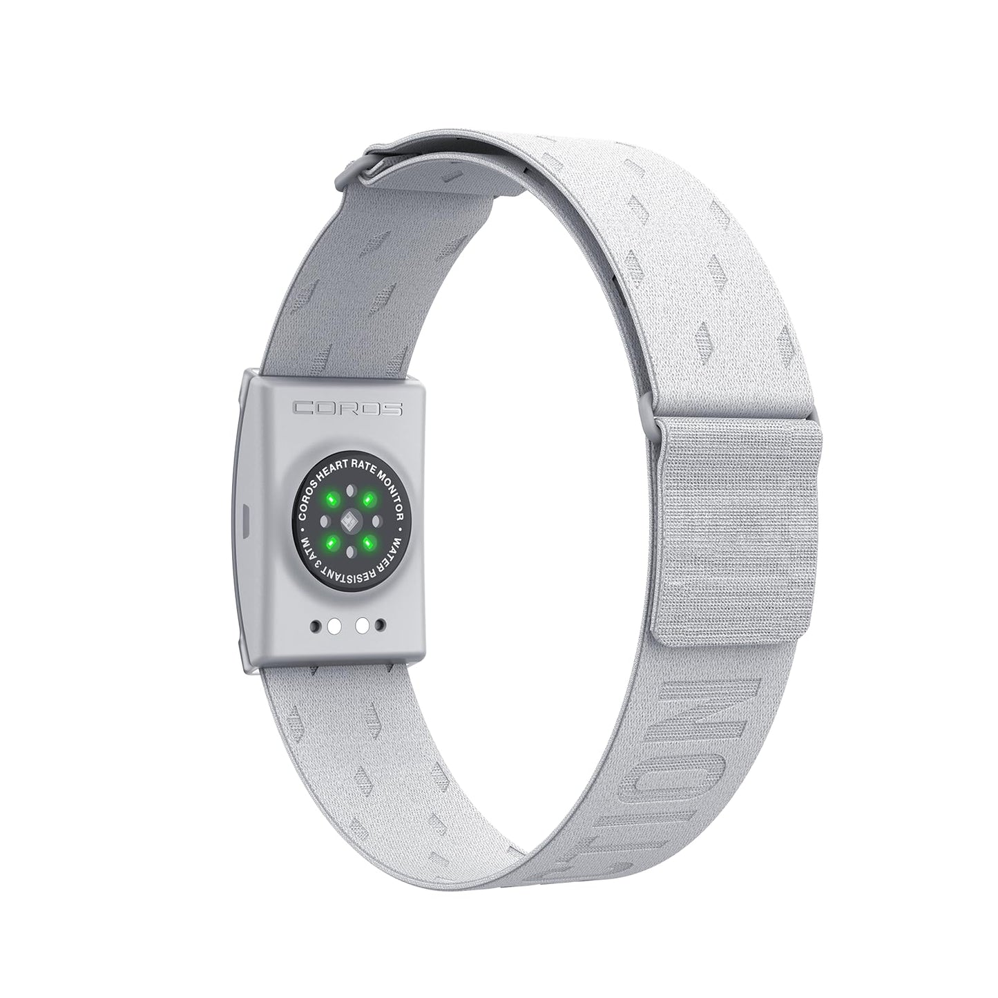 Bluetooth armband heart rate monitor worn on upper arm during workout