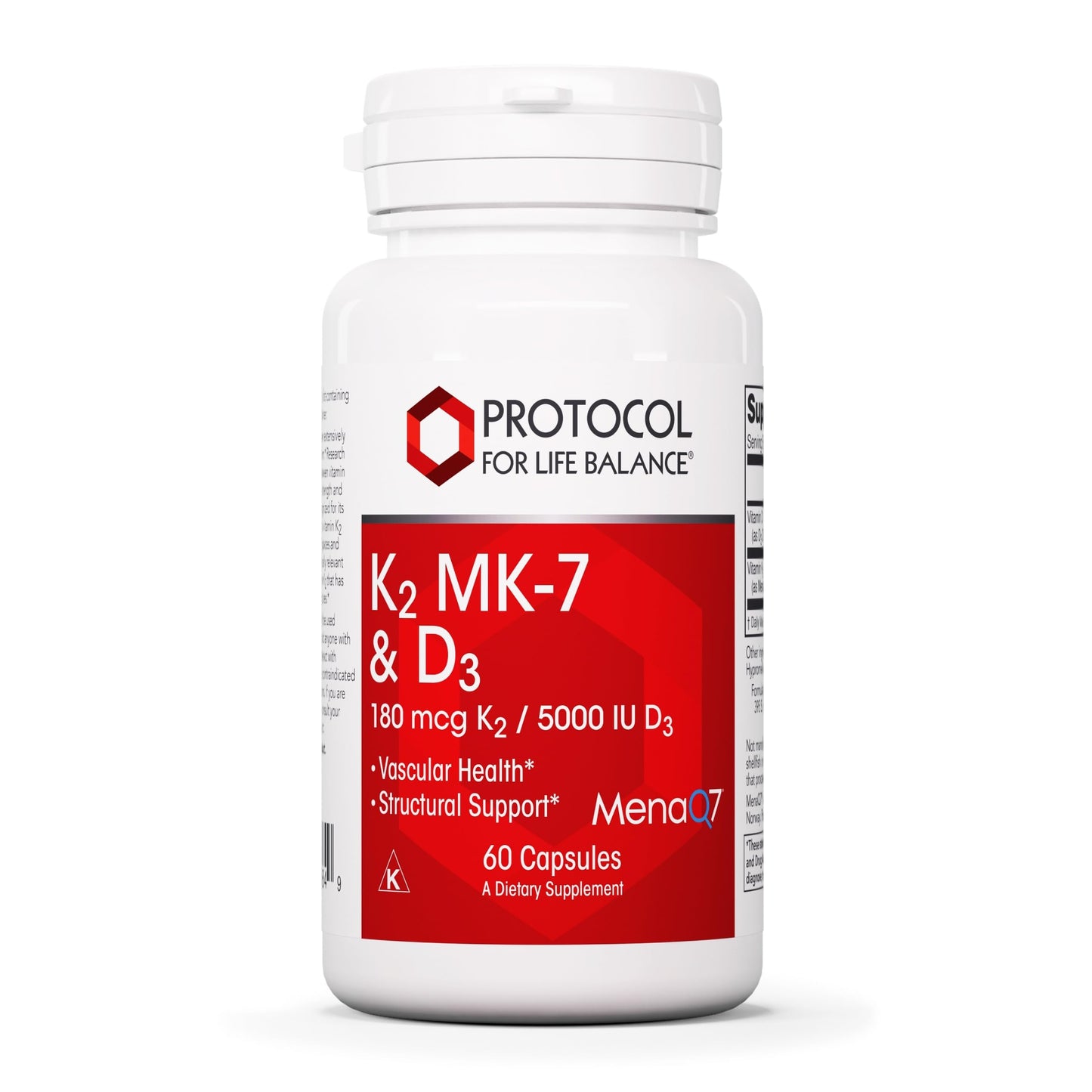 Protocol for Life Balance K2 MK-7 & D3 for Vascular, Bone & Immune Support