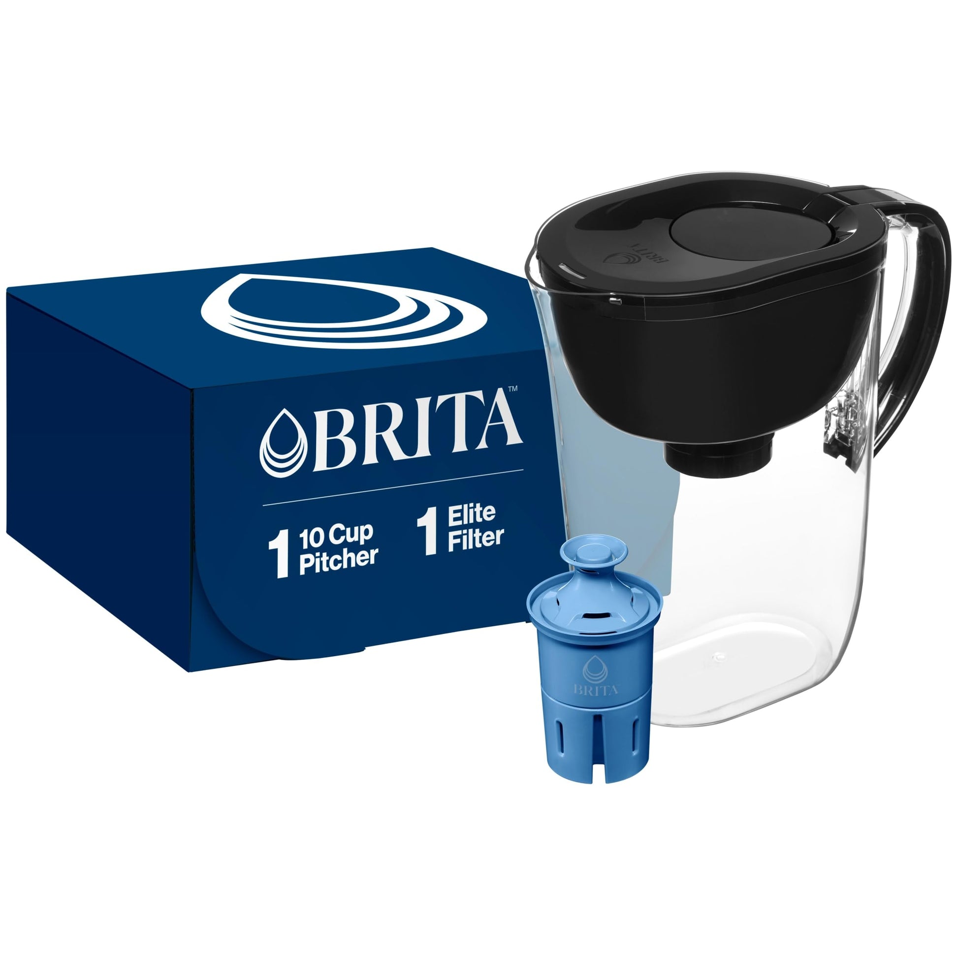 Brita Everyday Elite Water Filter Pitcher, 10 Cup Capacity - imprüv 
