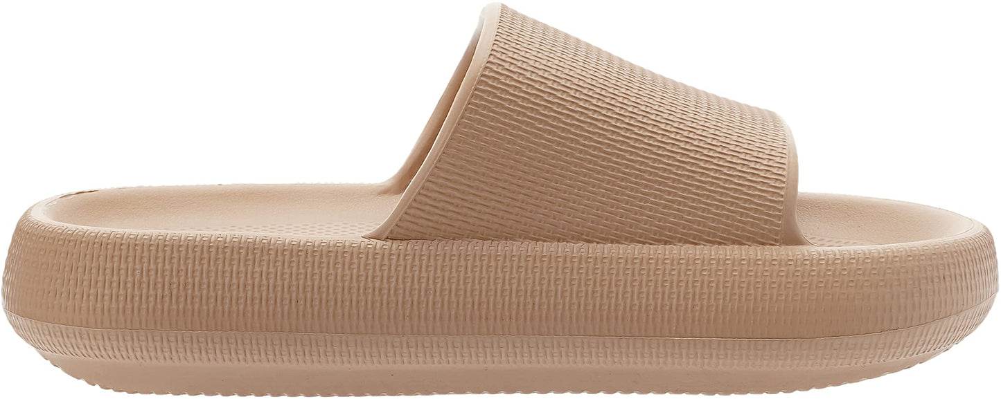 Unisex Orthopedic Pillow Slippers, House Slides Shower Sandals, Cushioned Thick Sole