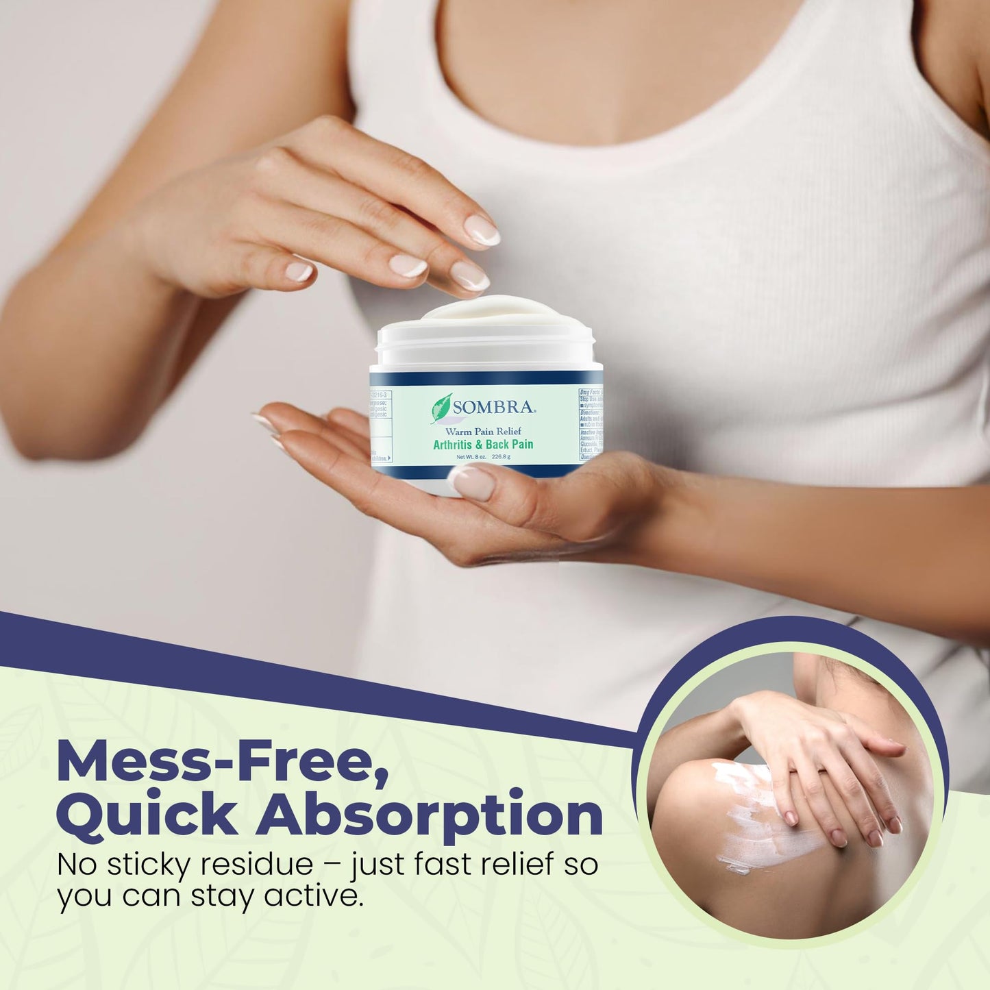 Sombra Warming Therapy Gel for Muscle Comfort and Tension Relief