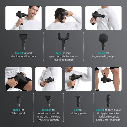 Deep Tissue Percussion Massage Gun for Sport Recovery - imprüv 
