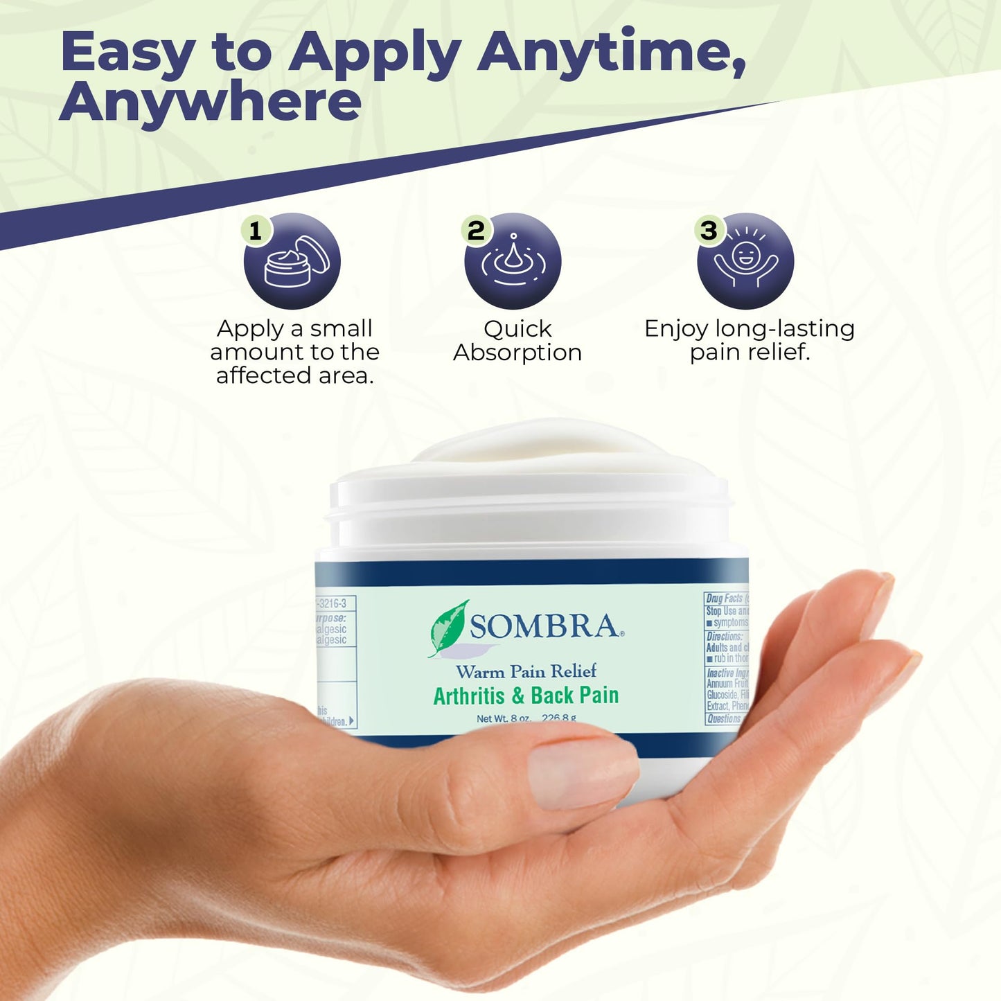 Sombra Warming Therapy Gel for Muscle Comfort and Tension Relief