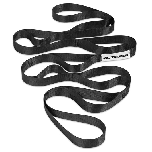 Non-Elastic Static Stretching Strap for Yoga and Physical Therapy