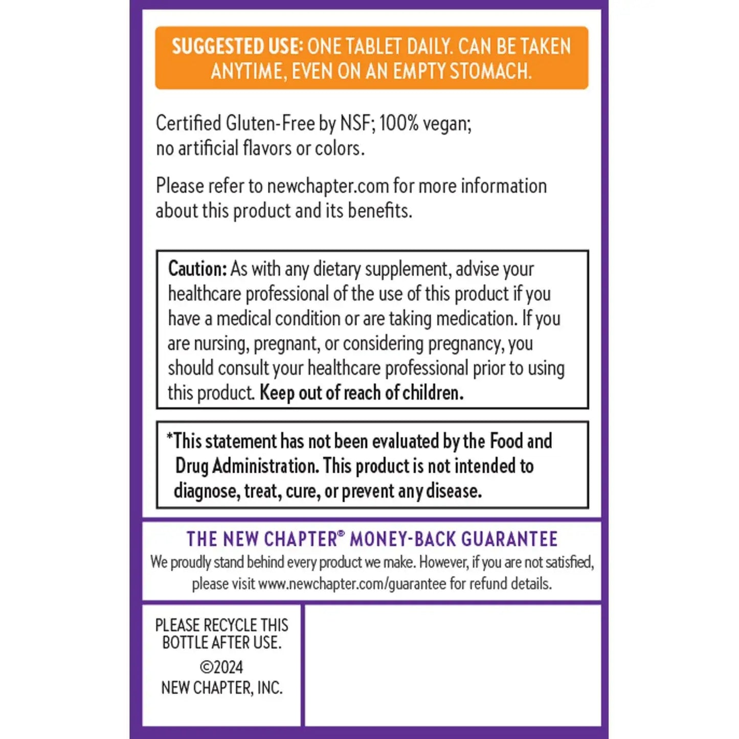 New Chapter Fermented Vitamin C for Immune and Collagen Support - imprüv 
