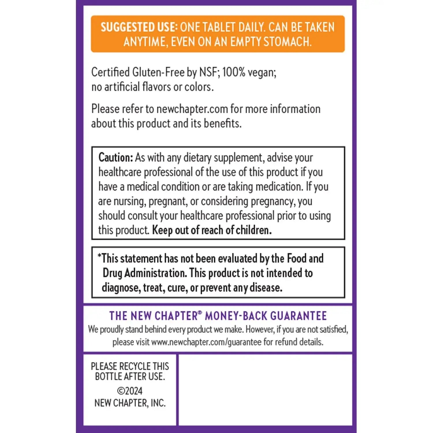 New Chapter Fermented Vitamin C for Immune and Collagen Support - imprüv 