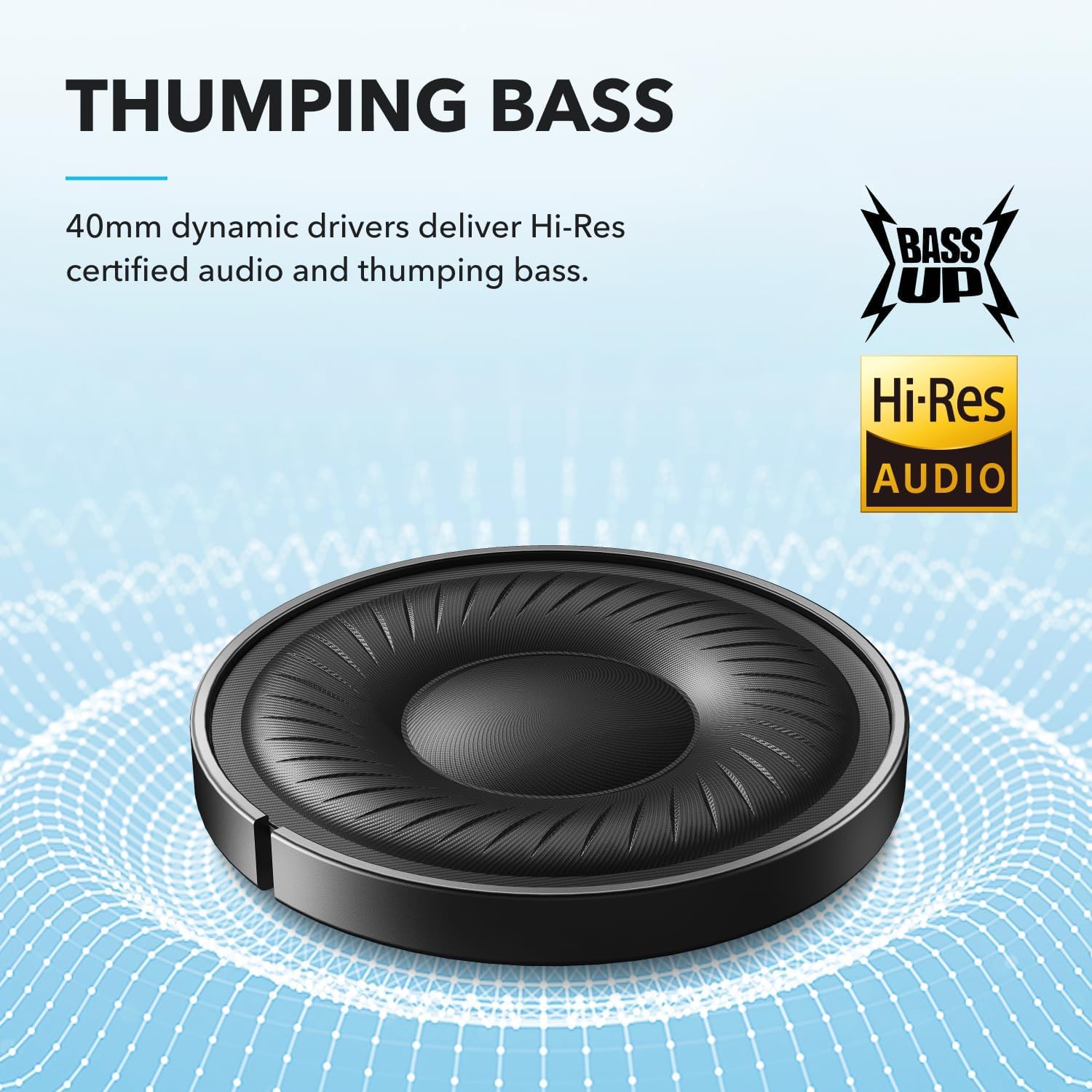 Soundcore by Anker Hybrid Active Noise Cancelling Over-Ear Headphones - imprüv 