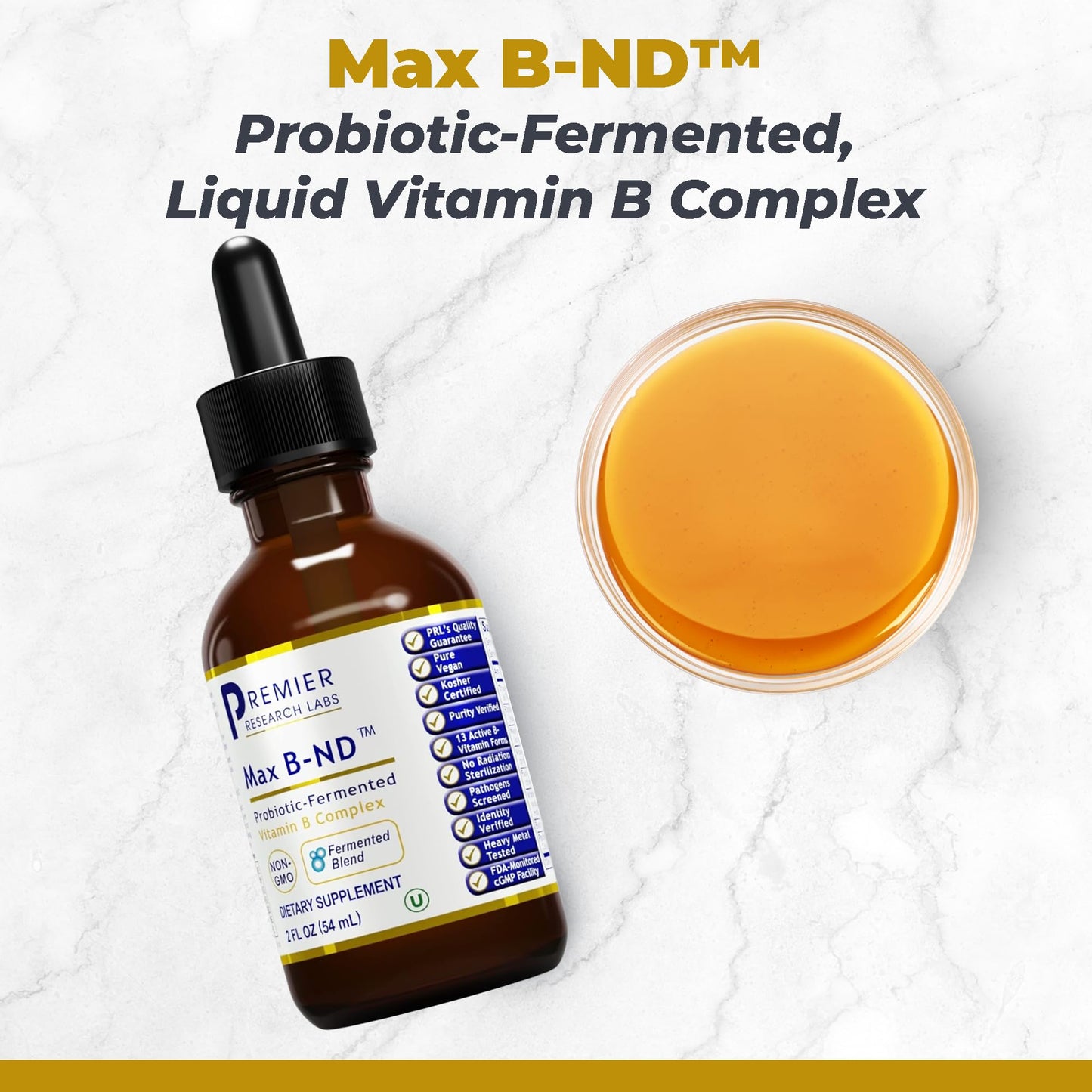 Premier Research Labs Max Liquid B-Complex for Energy and Liver Support - imprüv 