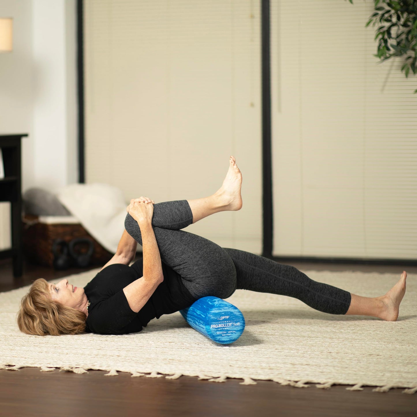 OPTP Soft Density Foam Roller for Muscle Recovery, 36"x6" - imprüv 