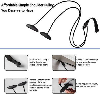 Over the Door Shoulder Pulley System for Passive Shoulder ROM